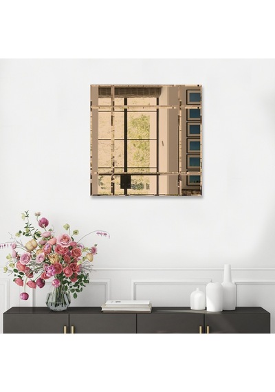 Decorıta Ayna - 9 Parçalı Tasarım Ayna - 60Cm X 60Cm