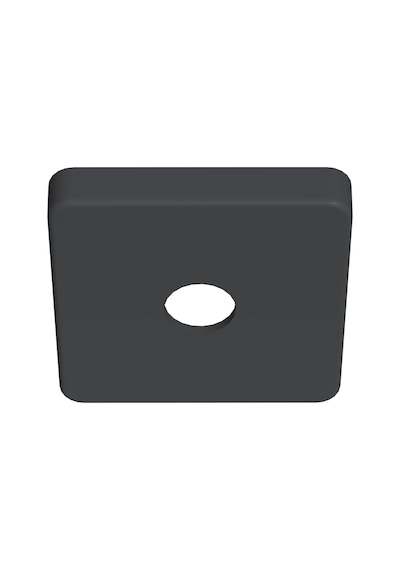 Cateksss 55x55 Mm Dış Profil Pabucu Gri - 36 Lı Paket