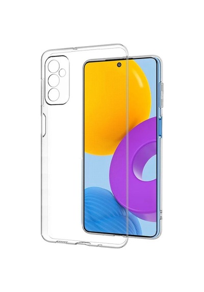 Samsung Galaxy Uyumlu,   M52 5g Kılıf Deluxe 2mm Şeffaf Silikon - Şeffaf