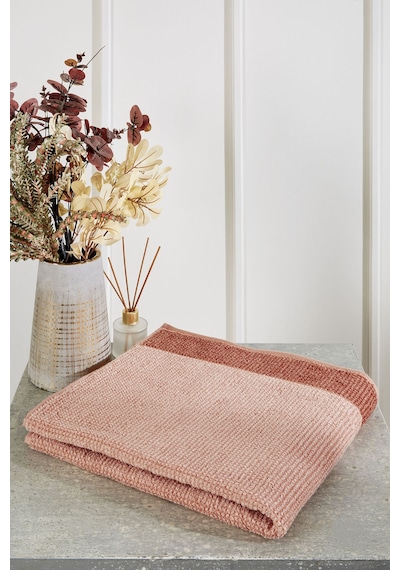 Özdilek Sadem Organik Plaid Banyo Havlusu 90x150 Cm Şeftali