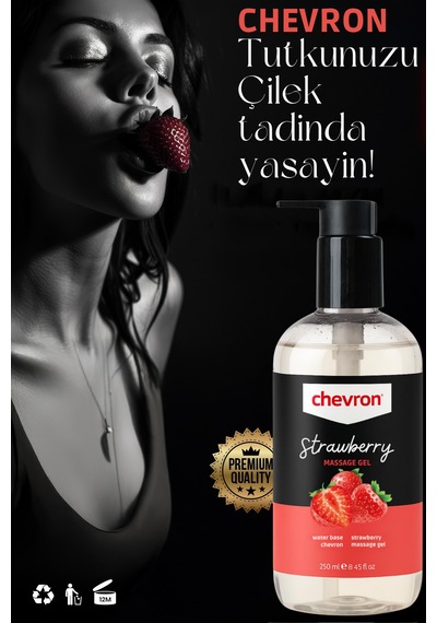 Chevron Çilek Aromalı Kayganlaştırıcı Jel 2 x 250 ML