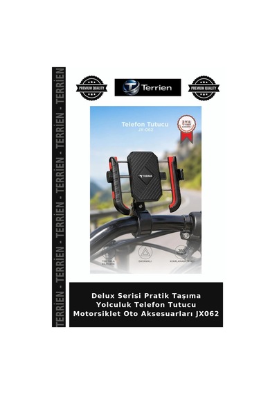 Delux Serisi Pratik Taşıma Yolculuk Telefon Tutucu Motorsiklet Oto Aksesuarları Jx062
