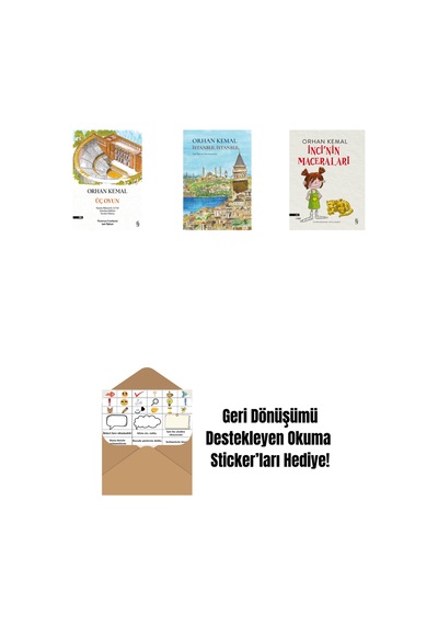Üç Oyun + İstanbul İstanbul Ciltli + İnci'nin Maceraları + Okuma Sticker'ları