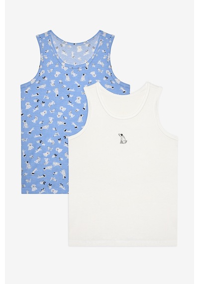 Penti Erkek Çocuk Family Dog 2li Çok Renkli Atlet Çok Renkli Çok Renkli