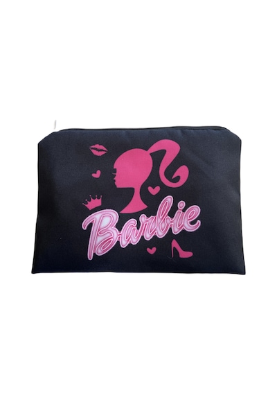 Schulzz Barbie Silhouette Clutch Çok Amaçlı Makyaj Çantası 15 X 2 Siyah