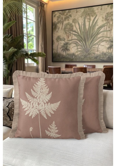 Botanik Fern Motifli Saçaklı Yastık Kılıfı - Natürel Yaprak Pudra Krem Vizon Püsküllü Kırlent Kılıfı Kadim Lagün Lime Botanik Fern Motifli Saçaklı Yastık Kılıfı - Natürel Yaprak Pudra Krem Vizon Püsküllü Kırlent Kılıfı Kadim Lagün Lime