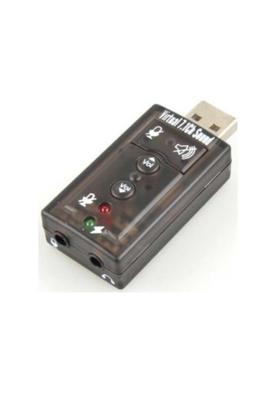 7.1 Usb Ses Kartı Virtual Sound 3D Ses 3.5Mm Kulaklık Mikrofon (552903245)