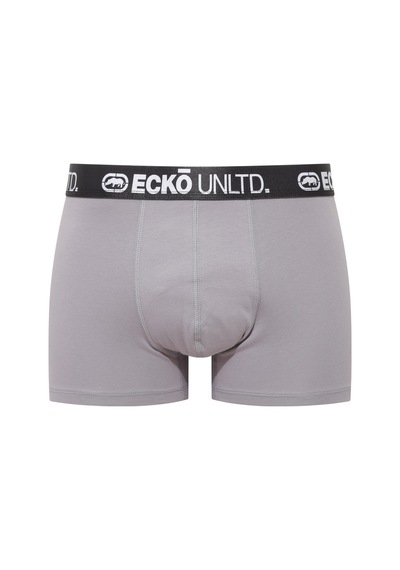 U.S. Polo Assn. Ecko Siyah - Gri - Baskılı 3'lü Boxer Siyah - Gri - Baskılı