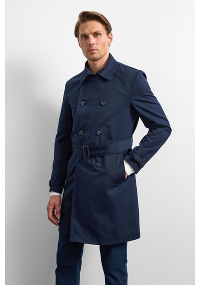 Backandbond Lacivert Casual Trençkot Çok Renkli