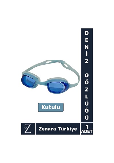 Premium Ayarlanabilir Kayışlı Su Geçirmez Uv Koruma Silikon Plastik Anti-fog Kutulu Deniz Gözlüğü Çok Renkli