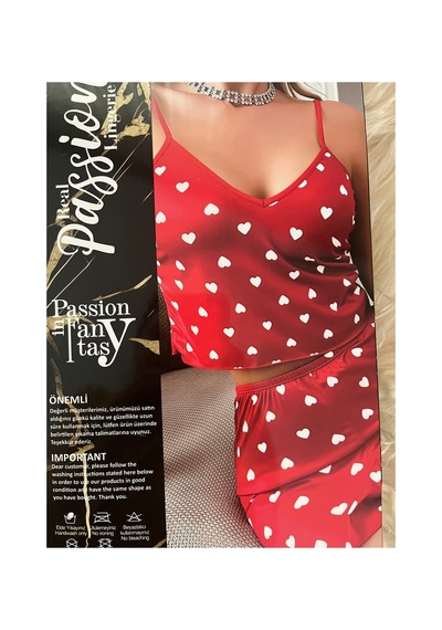 Passionies Pijama Takımı Kırmızı