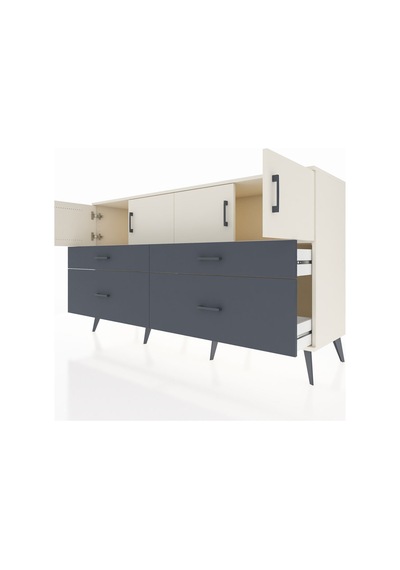 Hyperion Konsol 2 Raflı 4 Çekmeceli 4 Kapaklı 176x44x99 Aytaşı-ay Aytaşı-aytaşı/antrasit Hyperion Konsol 2 Raflı 4 Çekmeceli 4 Kapaklı 176x44x99 Aytaşı-ay Aytaşı-aytaşı/antrasit