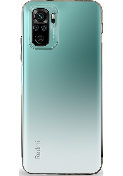 Xiaomi Redmi Note 10 Kılıf Kamera Korumalı Tıpalı Şeffaf Silikon Kapak