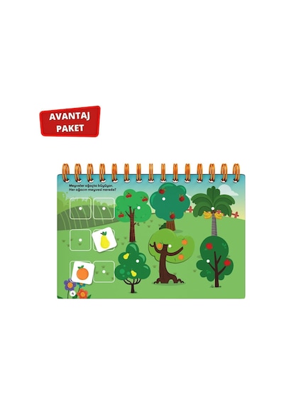 12-24 Ay Cırt Cırtlı Etkinlik Kitabı Ve Ilk Adım Zeka Kartı Hayvanlar