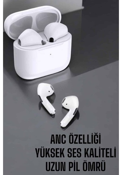 Beyaz Yeni Nesil Pro Bluetooth Kulaklık Yüksek Ses Kaliteli Anc Özelliği Mh-hs3484-3946