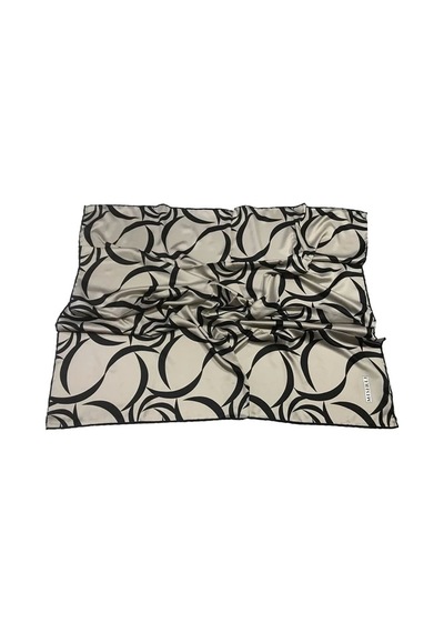 Yenisinial Mısırlı Polyester Eşarp Desen 9 Siyah