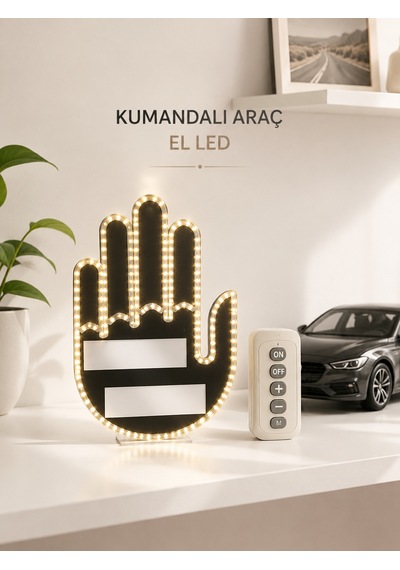 Aracınız İçin Eğlenceli Ve Güvenli İletişim: Led Jest Lambası, Uzaktan Kumandalı, Kolay Montaj Çok Renkli 52471486