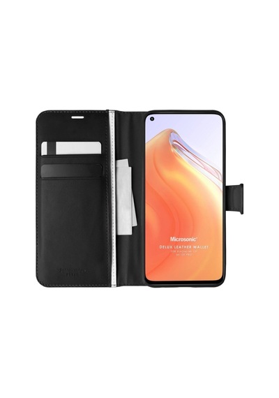 Xiaomi Mi 10t Pro Kılıf Standlı Kapaklı Korumalı Siyah R108990:siyah