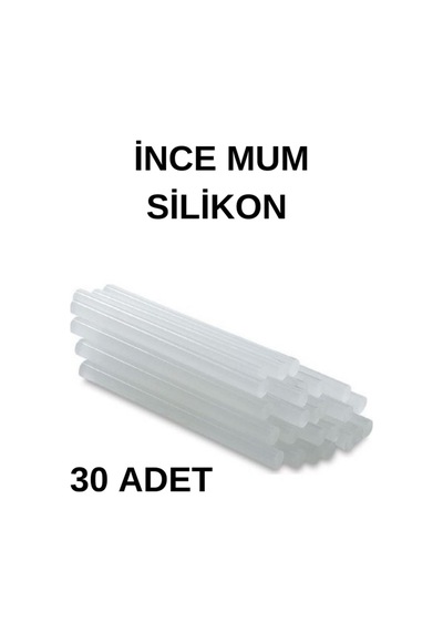 30adet Sıcak Silikon/ince Silikon/mum Silikon