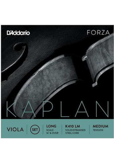 Daddario K410lm Viyola Tel Seti Kaplan, Long Scale Medium