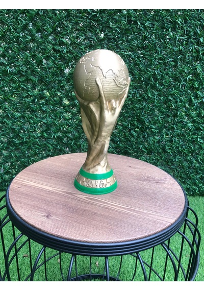 Fifa Dünya Kupası 23 Cm 3d Renkli Baskı World Cup Altın