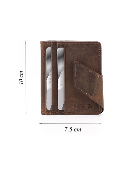 Gönderir Gönderi R Unisex Kahve Crazy Hakiki Deri Unisex Kartlık Ddux77706954 Kahverengi