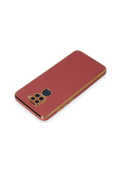 Flzdgnkr Newface Xiaomi Redmi Note 9 Kılıf Volet Silikon - Kırmızı