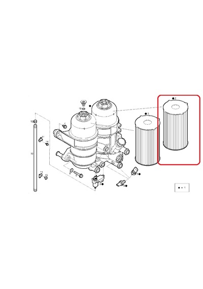 Iveco-s Way-filtre, Mazot S-way 2024 5803218757