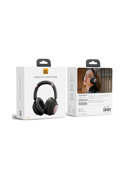 Nettech NT-BTH18 Anc Lenyes Bluetooth 5.3 Kulak Üstü Kulaklık