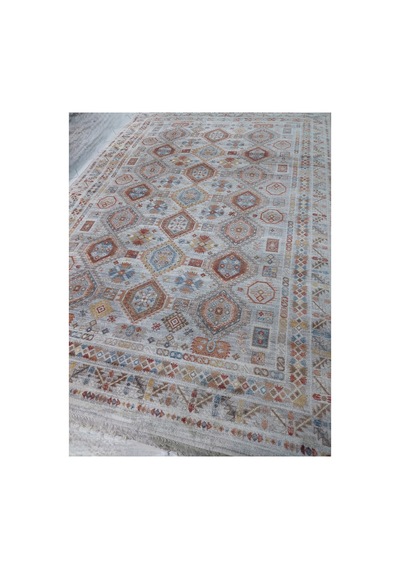 İpek Halı Venüs 160x230 4m2 Polyester İplik Dokuma Halı Kırmızı / Krem