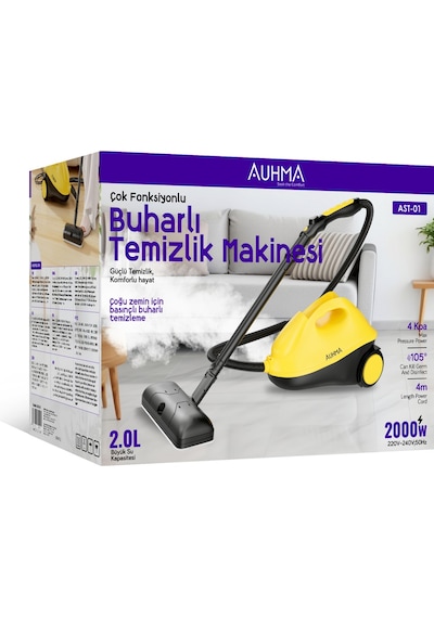Auhma AST-01 2000 W Buharlı Temizlik Makinesi