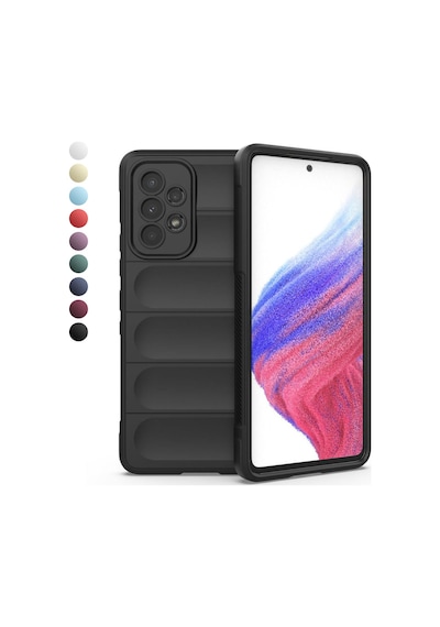 Samsung Galaxy Uyumlu A53 5g Kılıf Optimum Lens Çerçeveli Silikon Kapak