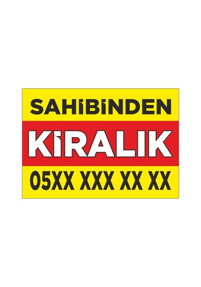 Sahibinden Kiralık Branda - Afiş - Pankart 100x70cm Dijital Baskı Branda Afiş