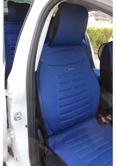 Geely Emgrand Uyumlu Lüx Oto Koltuk Minderi Ön Arka 5'li Set Mavi Fs