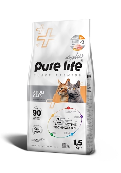 Pure Life Plus Tavuklu Yetişkin Kedi Maması 1500 G