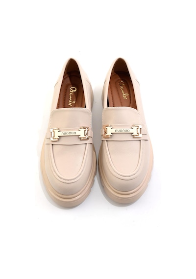 Bambi Bej Kadın Loafer Ayakkabı K01179828109 Bej