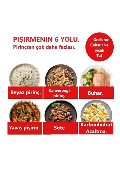 Instant Pot Hızlı Pilav Pişirici Ve Buharlı Pişirici - Otomatik, Buharlı Pişirici, Sote Ve Kızartma Makinesi, 40 Porsiyon Kapasiteli, 5 Lt