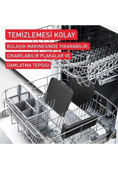 Tefal Supergrill 3in1 Siyah 2000 W Izgara Ve Tost Makinesi