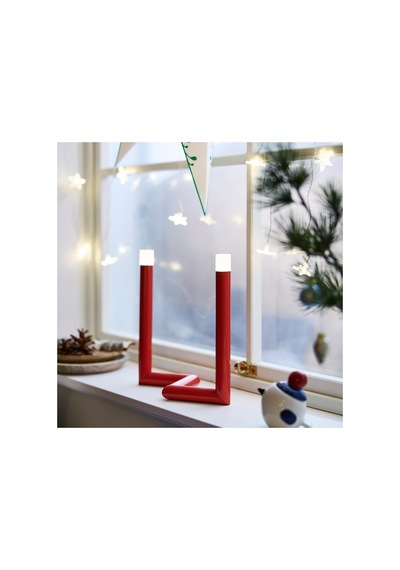 Ikea Stråla Dekoratif Aydınlatma 28 Cm Kırmızı