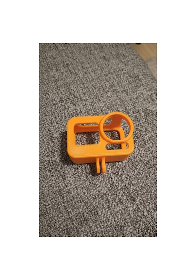 Djı Osmo Action 5 4 3 Uyumlu Yumuşak Çerçeve Kılıf - Tüm Gopro Aksesuarlarıyla Uyumlu Turuncu