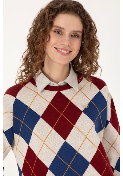 U.S. Polo Assn. U.s. Polo Assn. Kadın Bordo Kazak /triko 50309632-vr014