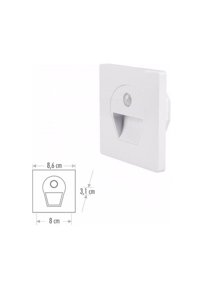 Sensörlü Koridor Aydınlatma 1w Ct-5170 3200k Diğer