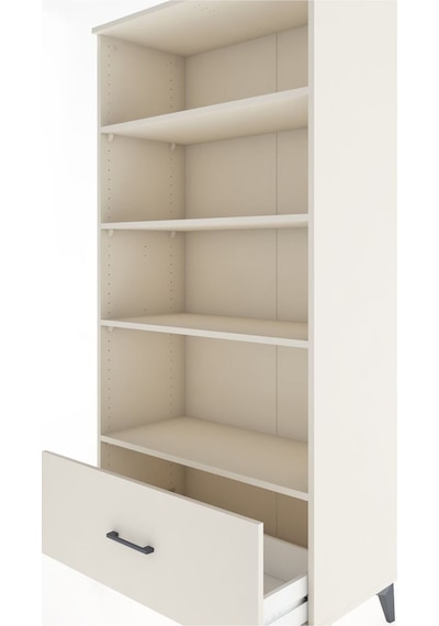 Hyperion Dolap 4 Raflı Tek Çekmeceli 88x44x182 Aytaşı-aytaşı Aytaşı