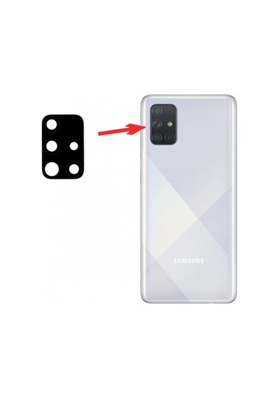 Teknonet Samsung Galaxy A51 Uyumlu Kamera Camı