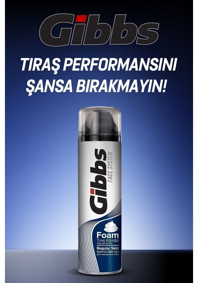 Gibbs Regular Erkek Tıraş Köpüğü 4x200ml
