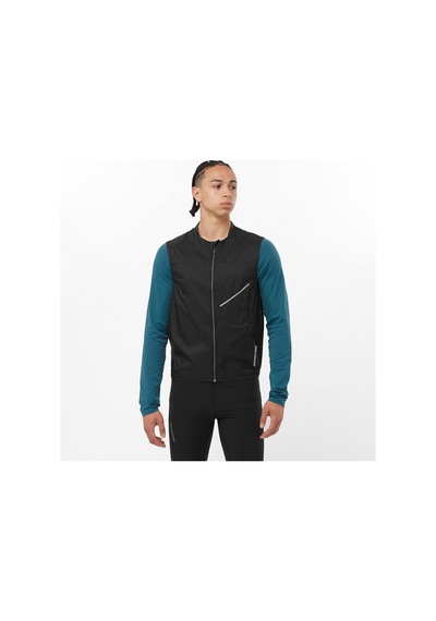 Salomon Sense Aero Vest Erkek Rüzgarlık Black Lc2191400 Siyah