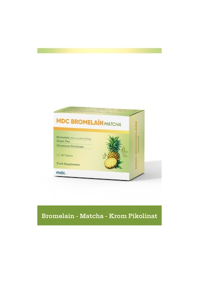 Mdc Bromelain Matcha 60 Tablet