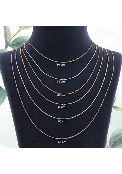 925 Ayar Gümüş İki Harf Bir Kalp Kolye 30-60 Cm Zincirli Gold Silver Rose Minimalist Tasarım Gümüş