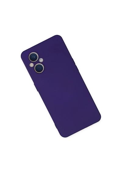 Cosmotex Newface Oppo Reno 7 Lite Kılıf Nano İçi Kadife Silikon - Mor