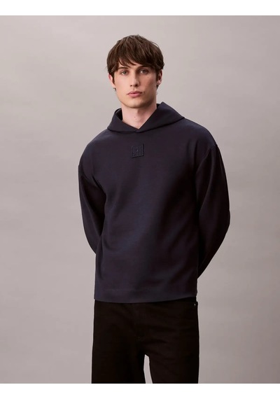 Calvin Klein Ls Stretch Wool Blen Siyah Erkek Sweatshirt